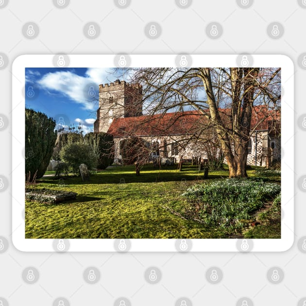 The Parish Church At Cookham Sticker by IanWL